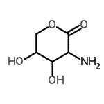 CAS#: 696578-26-4, 3-Amino-4,5-dihydroxytetrahydro-2H-pyran-2-one