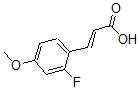 CAS 登录号：696589-22-7， (2E)-3-(2-氟-4-甲氧基苯基)-2-丙烯酸