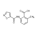 CAS#: 696642-44-1, 2-Methyl-6-[(1,2-oxazol-5-ylcarbonyl)amino]benzoic acid