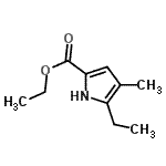 CAS 登录号：69687-82-7， 乙基5-乙基-4-甲基-1H-吡咯-2-羧酸酯