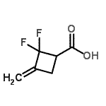 CAS#: 697-55-2, 2,2-Difluoro-3-Methylenecyclobutanecarboxylic Acid