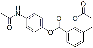 CAS 登录号：69705-27-7， 4-(乙酰氨基)苯基 3-甲基-O-乙酰基水杨酸酯