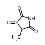 CAS#: 697311-86-7, 5-Methyl-1,3-thiazolidine-2,4-dione 1-oxide