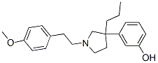 CAS 登录号：69745-68-2， 3-[1-(4-甲氧基苯乙基)-3-丙基-3-吡咯烷基]苯酚