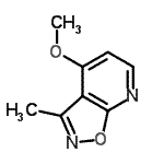 CAS 登录号：69790-41-6， 4-甲氧基-3-甲基[1,2]恶唑并[5,4-b]吡啶