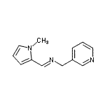 CAS 登录号：69819-59-6， (E)-1-(1-甲基-1H-吡咯-2-基)-N-(3-吡啶基甲基)甲亚胺