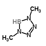 CAS#: 6982-51-0, 1,4-Dimethyl-4,5-dihydro-1H-tetrazaborole