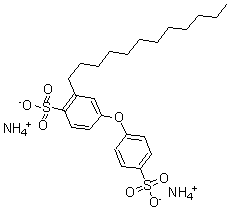 CAS#: 69834-23-7, Dodecyl-4-(4-Sulfophenoxy)-Benzenesulfonic Acid Ammonium Salt (1:2)