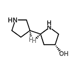 CAS 登录号：698342-26-6， (2S,3'S,4R)-2,3'-联吡咯烷-4-醇