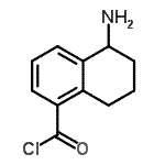 CAS#: 698343-70-3, 5-Amino-5,6,7,8-tetrahydro-1-naphthalenecarbonyl chloride