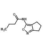 CAS#: 698976-25-9, N-(5,6-Dihydro-4H-cyclopenta[c][1,2]oxazol-3-yl)butanamide