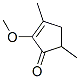 CAS 登录号：69898-48-2， 2-甲氧基-3,5-二甲基环戊-2-烯-1-酮