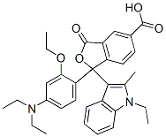 CAS#: 69898-61-9, 1-[4-(Diethylamino)-2-Ethoxyphenyl]-1-(1-Ethyl-2-Methyl-1H-Indol-3-Yl)-1,3-Dihydro-3-Oxoisobenzofuran-5-Carboxylic Acid
