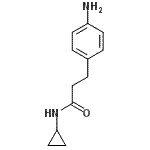 CAS 登录号：698992-37-9， 3-(4-氨基苯基)-N-环丙基丙酰胺