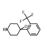 CAS 登录号：69908-12-9， 4-[2-(三氟甲基)苯基]-4-哌啶醇