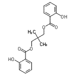 CAS#: 69938-81-4, 2,2-Dimethyl-1,3-propanediyl bis(2-hydroxybenzoate)