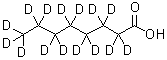 CAS#: 69974-55-6, Octanoic-D15 Acid