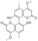 CAS#: 69975-77-5, 7,7'-Dihydroxy-4,4'-Dimethoxy-5,5'-Dimethyl-8,8'-Bi(2H-1-Benzopyran)-2,2'-Dione
