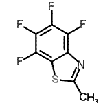 CAS#: 70016-00-1, 4,5,6,7-Tetrafluoro-2-methyl-1,3-benzothiazole