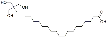 CAS 登录号：70024-57-6， (Z)-9-十八碳烯酸2-乙基-2-(羟基甲基)-1,3-丙烷二醇酯