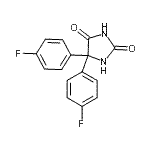 CAS#: 70028-85-2, 5,5-Bis(4-fluorophenyl)-2,4-imidazolidinedione
