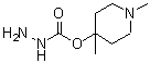 CAS 登录号：700338-84-7， 1,4-二甲基-4-哌啶基肼羧酸酯