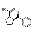 CAS#: 70071-92-0, (1R,2S)-2-Benzoylcyclopentanecarboxylic acid