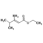 CAS#: 70106-45-5, Ethyl (2Z)-3-amino-4-methyl-2-pentenoate