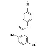 CAS 登录号：701238-17-7， N-(4-氰基苯基)-2,5-二甲基苯甲酰胺