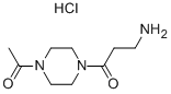CAS 登录号：701290-61-1， 1-(4-乙酰基-哌嗪-1-基)-3-氨基-1-丙酮盐酸盐