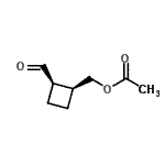 CAS 登录号：701292-25-3， [(1S,2R)-2-甲酰基环丁基]甲基乙酸酯