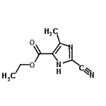 CAS 登录号：701292-96-8， 乙基2-氰基-4-甲基-1H-咪唑-5-羧酸酯