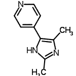 CAS#: 701298-24-0, 4-(2,4-Dimethyl-1H-imidazol-5-yl)pyridine