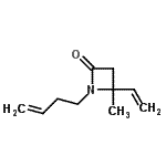 CAS#: 701304-71-4, 1-(3-Buten-1-yl)-4-methyl-4-vinyl-2-azetidinone