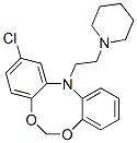 CAS 登录号：70133-84-5， 2-氯-12-(2-哌啶乙基)二苯并(d,g)-1,3,6-二莫沙佐辛