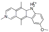 CAS#: 70173-20-5, 9-Methoxy-2,5,11-trimethyl-6H-pyrido[4,3-b]carbazol-2-ium iodide
