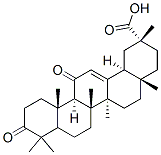 CAS 登录号：7020-50-0， (20beta)-3,11-二氧代齐墩果-12-烯-29-酸