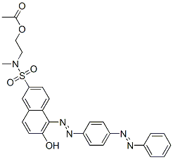 CAS#: 70210-08-1, N-(2-Acetoxyethyl)-6-Hydroxy-N-Methyl-5-[[4-(Phenylazo)Phenyl]Azo]Naphthalene-2-Sulphonamide