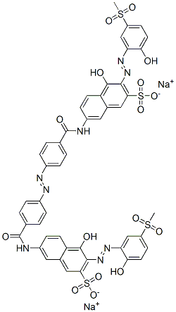 CAS#: 70210-36-5, Disodium 7,7'-[Azobis(4,1-Phenylenecarbonylimino)]Bis[4-Hydroxy-3-[[2-Hydroxy-5-(Methylsulphonyl)Phenyl]Azo]Naphthalene-2-Sulphonate]