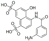 CAS#: 70239-77-9, 4-[(3-Aminobenzoyl)Amino]-5-Hydroxy-1,7-Naphthalenedisulfonicacid