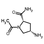 CAS 登录号：702679-96-7， (4S)-1-乙酰基-4-氨基-L-脯氨酰胺