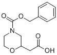 CAS 登录号：702693-24-1， 2-(4-N-苄氧羰基-吗啉-2-基)乙酸