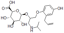 CAS#: 70359-54-5, 4-Hydroxyalprenolol Glucuronide