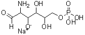 CAS 登录号：70442-23-8， 2-氨基-2-脱氧-己糖 6-(磷酸二氢酯)钠盐(1:1)