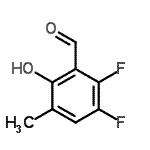 CAS#: 704884-75-3, 2,3-Difluoro-6-hydroxy-5-methylbenzaldehyde