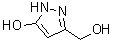 CAS 登录号：70498-81-6， 3-(羟基甲基)-1H-吡唑-5-醇
