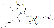 CAS 登录号：70504-26-6， 1,2-己酰硫代磷脂酰胆碱