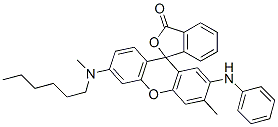 CAS#: 70516-49-3, 6'-[Methyl(Hexyl)Amino]-3'-Methyl-2'-(Phenylamino)Spiro[Isobenzofuran-1(3H),9'-[9H]Xanthen]-3-One