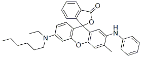 CAS#: 70516-51-7, 2'-Anilino-6'-(N-Ethyl-N-Hexylamino)-3'-Methylspiro[Phthalide-3,9'-[9H]Xanthene]