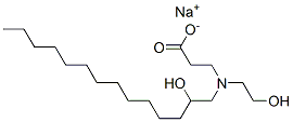 CAS 登录号：70521-75-4， N-(2-羟基乙基)-N-(2-羟基十四烷基)-beta-丙氨酸单钠盐